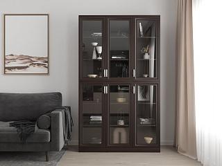 Книжный шкаф Библиограф - 3 №2 Венге