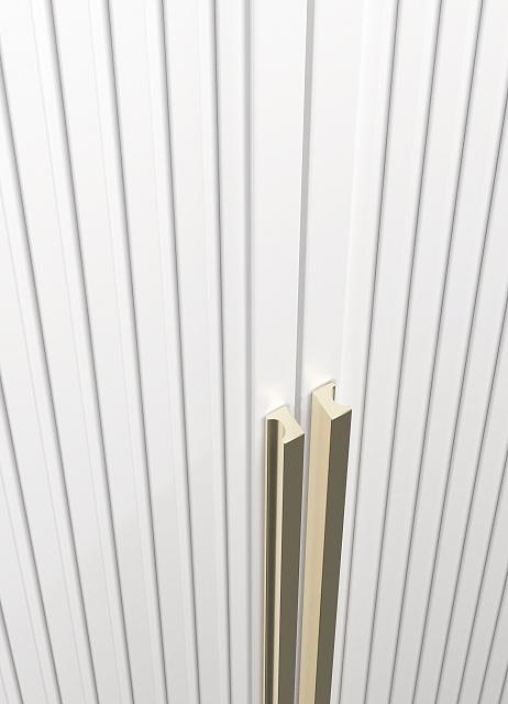 Шкаф распашной Рослин - 4.1 с антресолью Белый