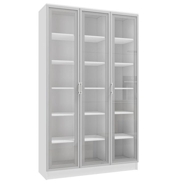 Книжный шкаф Альма - 13 Белый