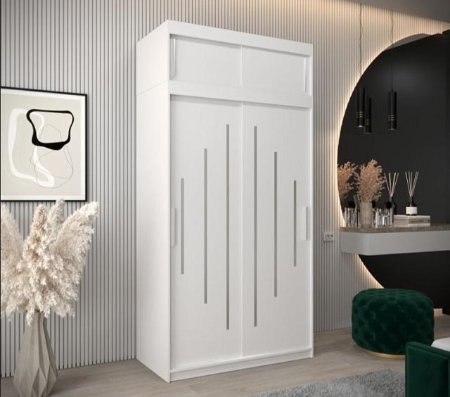 Шкаф-купе Валмиера NEW - 2А Белый