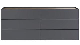 Комод Сия - 6 Графит