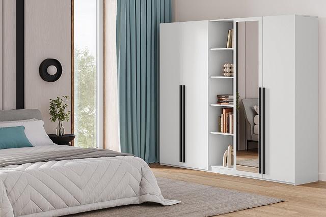 Шкаф распашной Лорена Пакс - 2.2 Белый