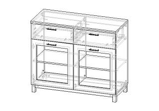 Комод Техас - 9 МДФ