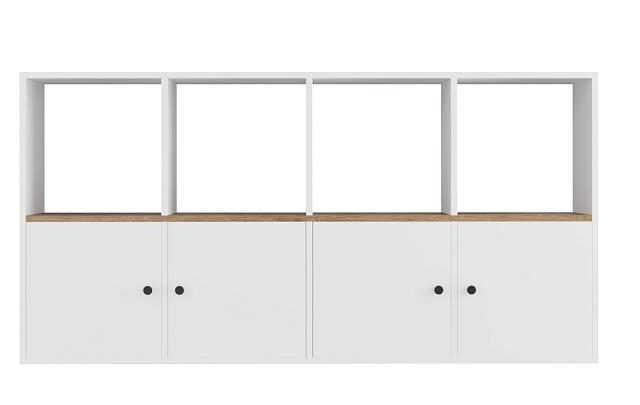 Стеллаж Оренсе - 8 Белый