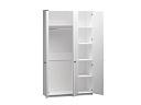 Шкаф распашной София РАХ - 1 МДФ Белый