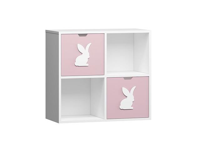 Стеллаж Kids - 6 Розовый Лайт