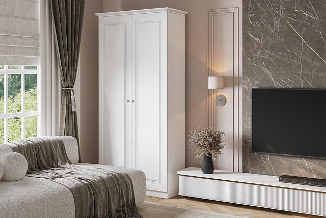 Шкаф распашной Миссури Классик - 2 Белый