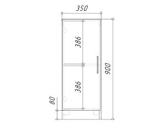 Комод Эверест - 1 МДФ Белый