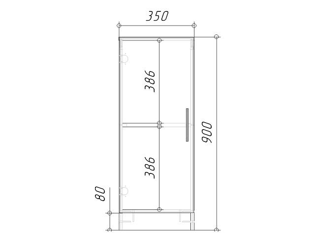 Комод Эверест - 1 МДФ Белый