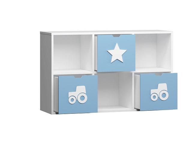 Стеллаж Kids - 14 Пастельно-Синий