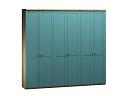 Шкаф распашной София РАХ - 7 МДФ Аквамарин