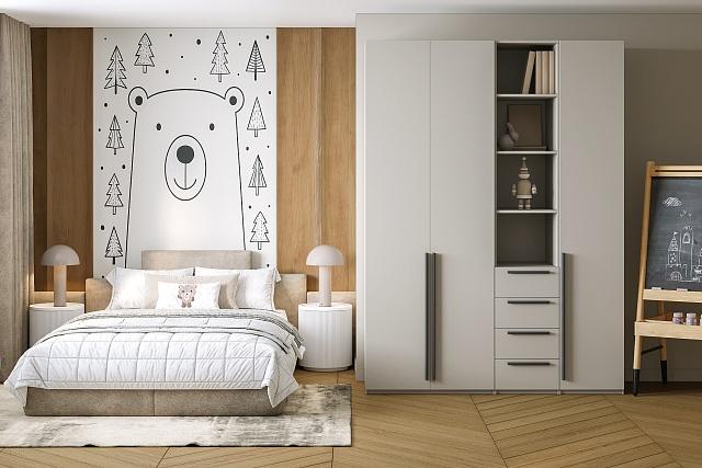 Шкаф распашной Хейсон - 20 Дуб Кашемир