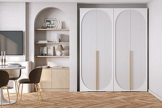 Шкаф распашной Брей - 2 Белый