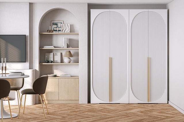 Шкаф распашной Брей - 2 Белый