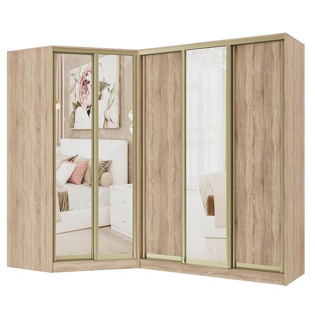 Шкаф-купе угловой Ромео - 9 Дуб Сонома