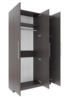 Шкаф распашной Калифорния - 3 Графит