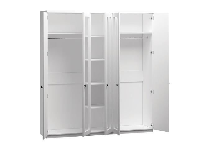 Шкаф распашной София РАХ - 9 МДФ Белый