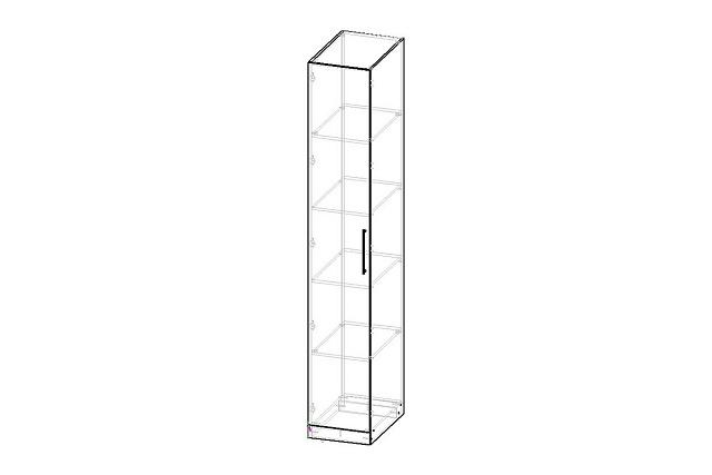 Шкаф распашной Дольче - 1 МДФ Кашемир