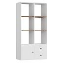 Стеллаж Оренсе - 9 Белый