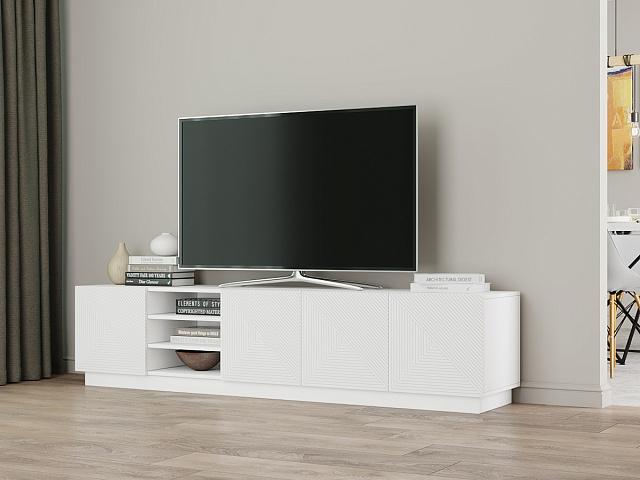 Тумба под ТВ Алиса 4 Белый