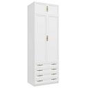 Шкаф распашной Карлос - 030 Белый