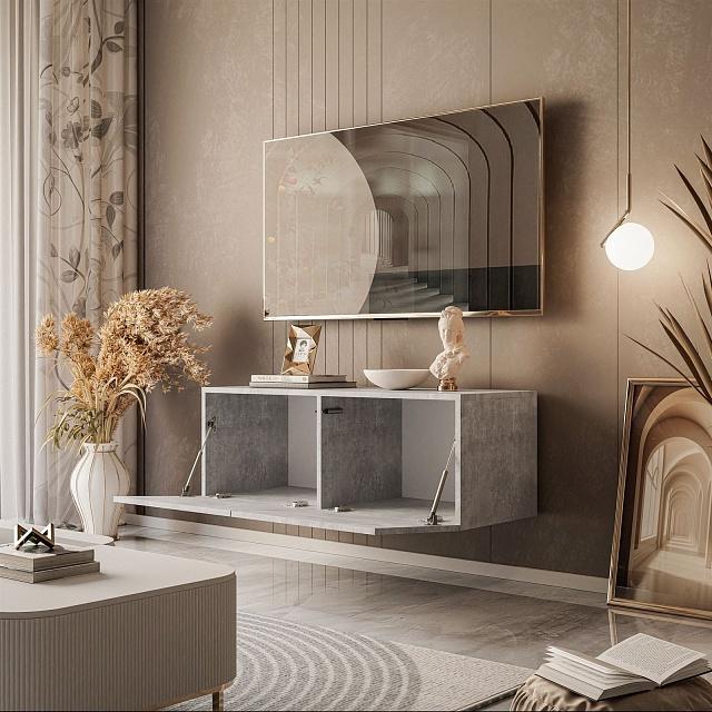 Тумба под ТВ Виго - 2 Ателье Светлое