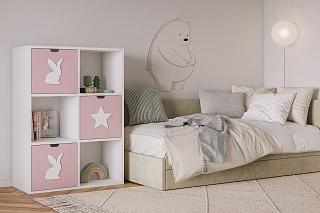 Стеллаж Kids - 11 Розовый Лайт