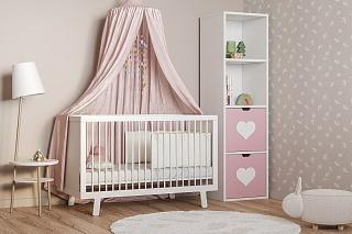 Стеллаж Kids - 16 Розовый Лайт