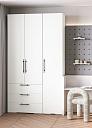 Шкаф распашной Мори-Хелена - 6 Белый