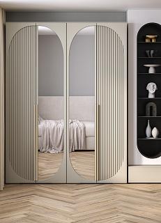 Шкаф распашной Брей - 2.1 Кашемир