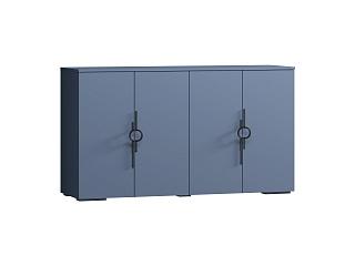 Комод Белиз - 3 Альби Полуночно-Синий