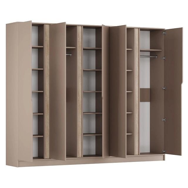 Шкаф распашной Бонди - 5 Капучино