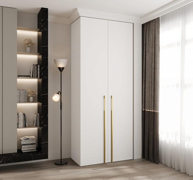 Шкаф распашной Комо - 2 Белый