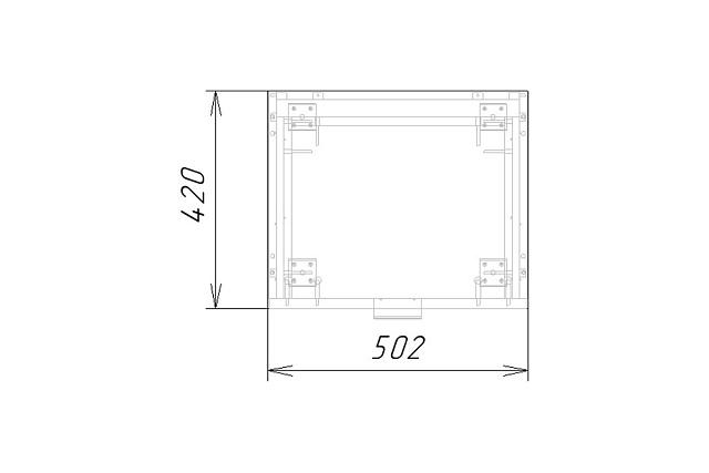 Тумба прикроватная Тоди - 2 Черный