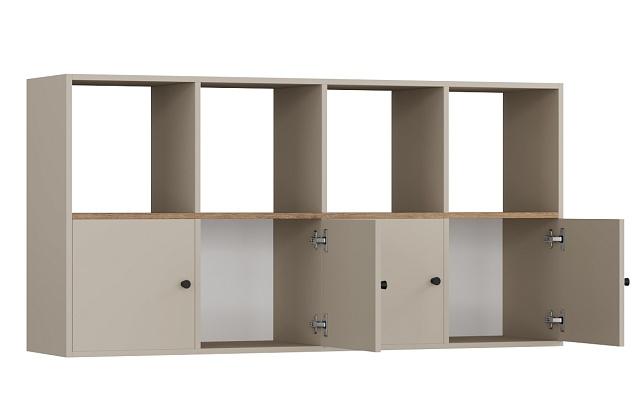 Стеллаж Оренсе - 8 Кашемир