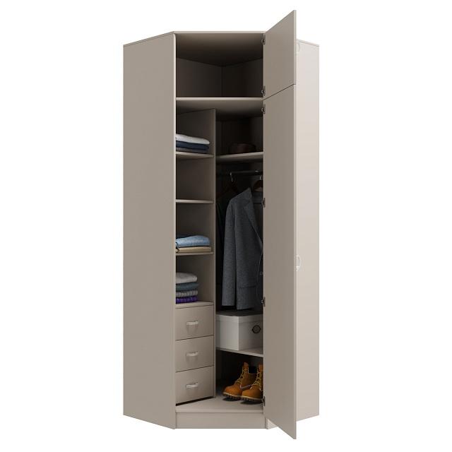 Шкаф угловой Алиса - 12 Кашемир