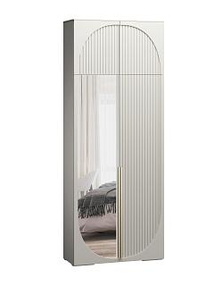 Шкаф распашной Брей - 1.1 с антресолью Кашемир