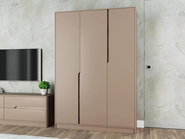 Шкаф распашной Бонди - 3 Капучино