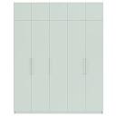 Шкаф распашной Калифорния - 5 с антресолью Пастельный Зеленый
