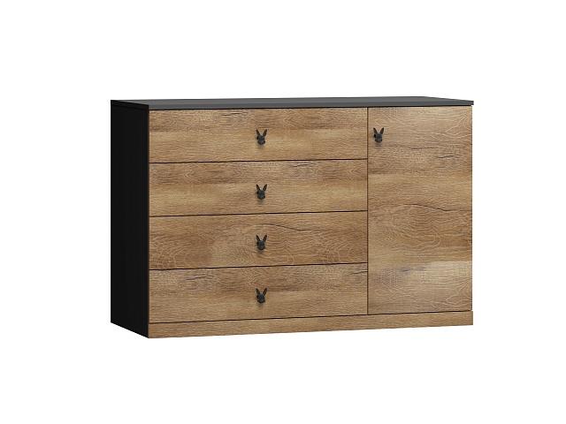 Детская стенка Банни - 7 МДФ Дуб Мореный