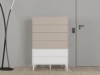 Комод Скарлет - 10 Белый / Кашемир