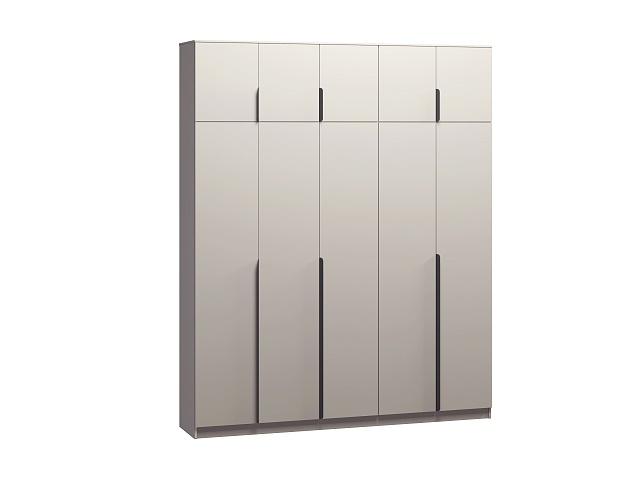 Шкаф распашной Марсель - 5 Кашемир с антресолью