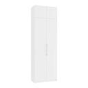 Шкаф распашной Калифорния - 2 с антресолью Белый