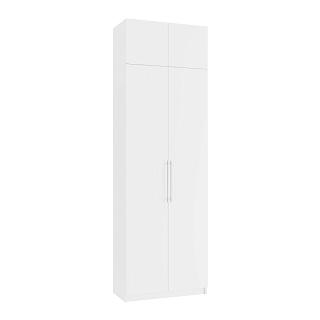 Шкаф распашной Калифорния - 2 с антресолью Белый
