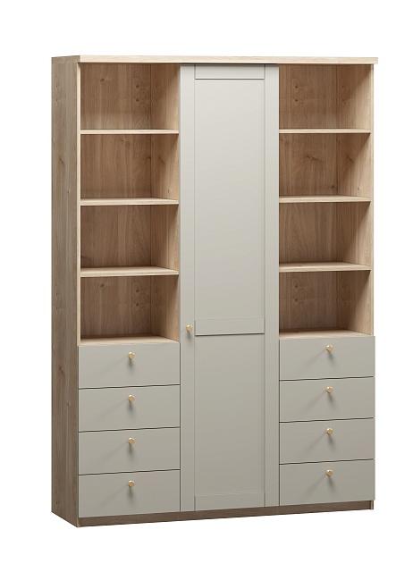 Шкаф распашной София РАХ - 38 МДФ Кастелло Медовый / Кашемир