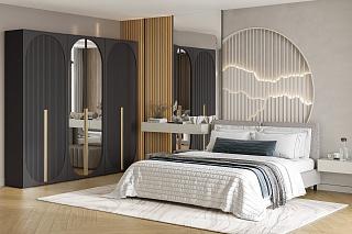 Шкаф распашной Брей - 3.1 Черный