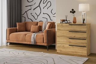 Комод Лорена Пакс - 4 Дуб Золотистый