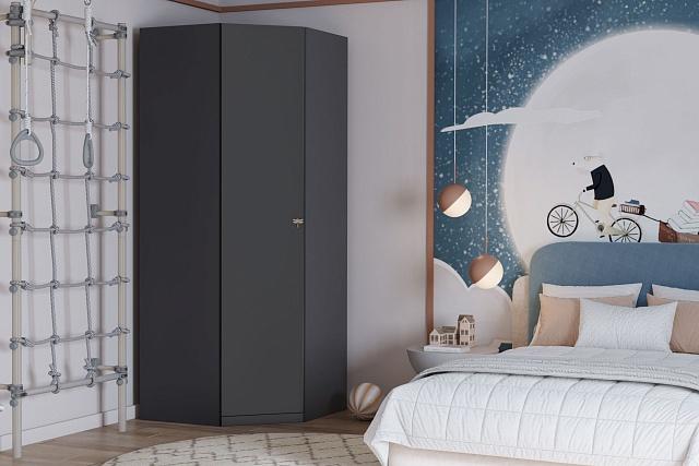 Шкаф угловой Стрекоза МДФ Графит