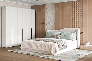 Шкаф распашной Солфорд - 6 Белый