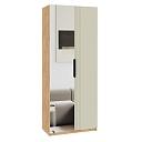 Шкаф распашной Астрис - 1 с зеркалом Сантьяго